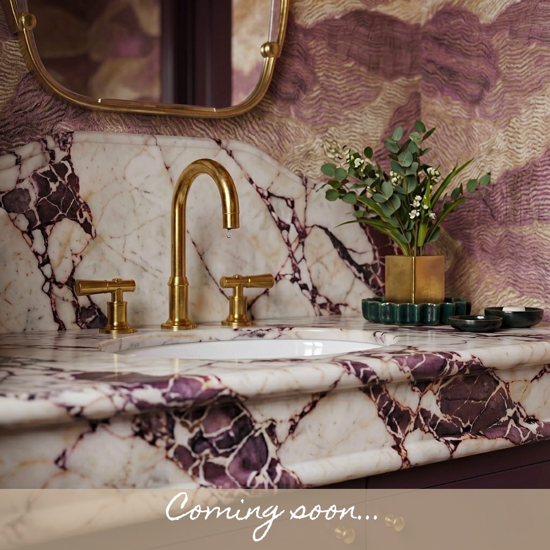 Colourful family powder room by Sophie-Anne Interiors