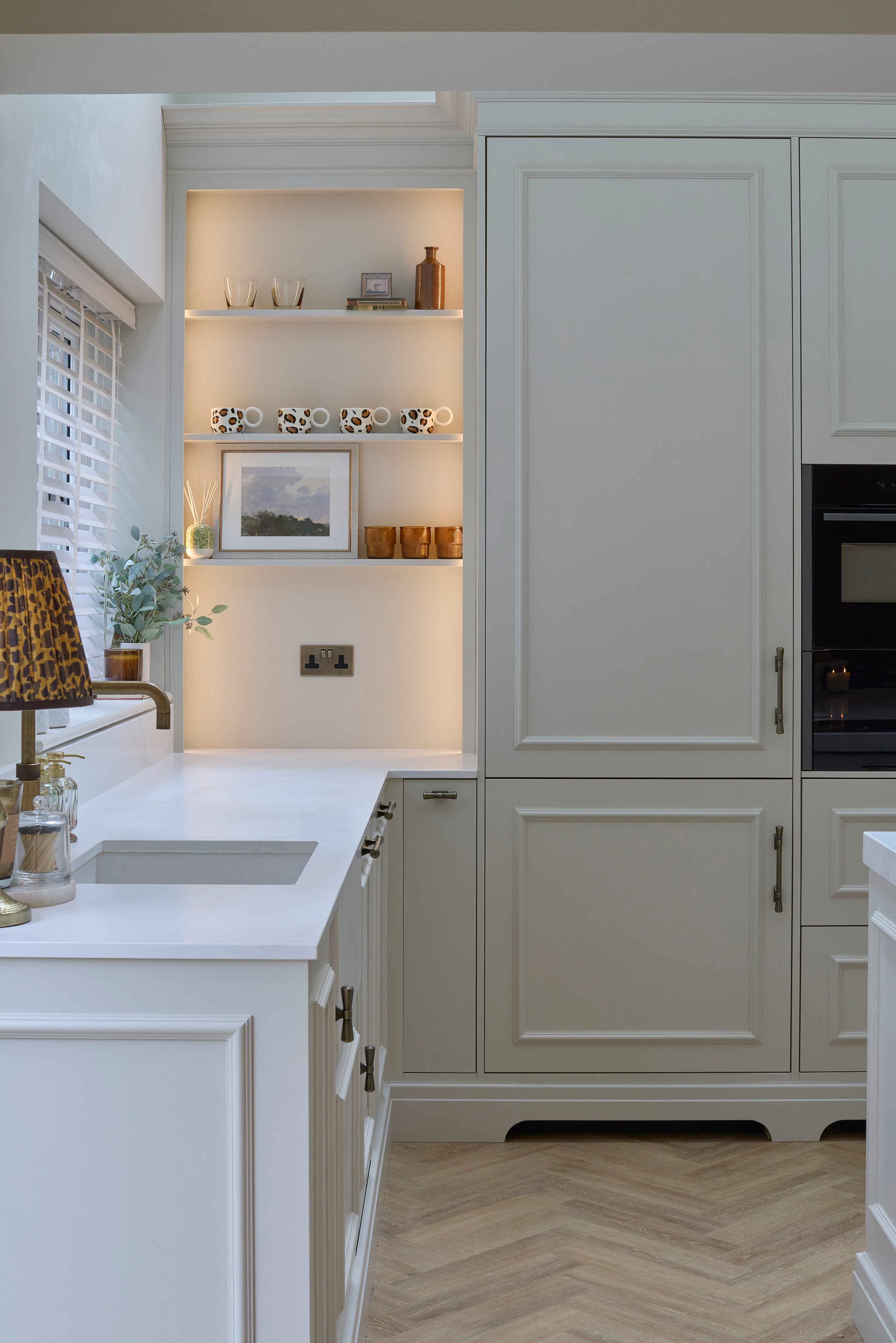 Luxury kitchen interior design for family home in London