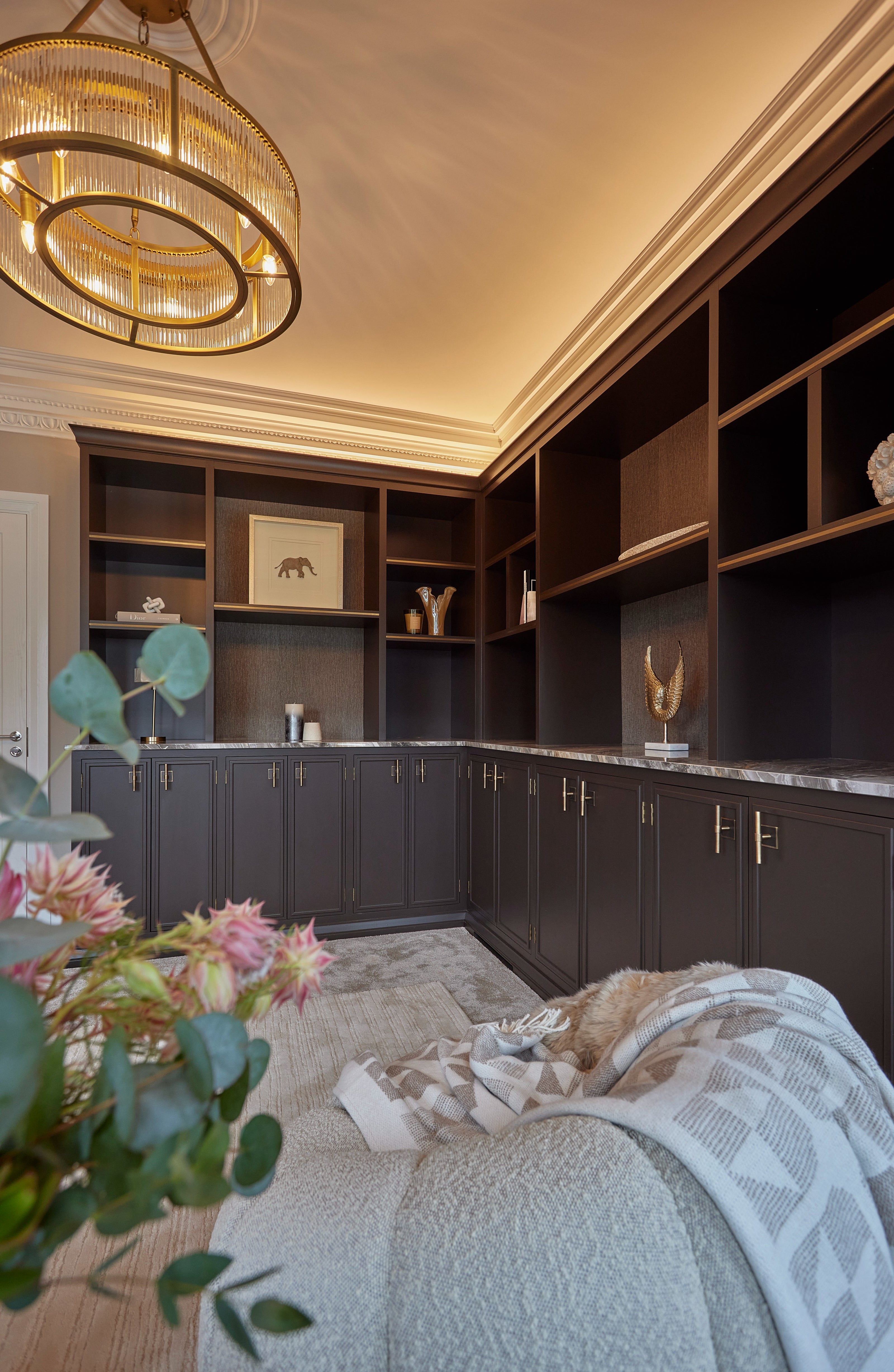 Luxury interior design project in Sevenoaks featuring bespoke joinery and thoughtful family living